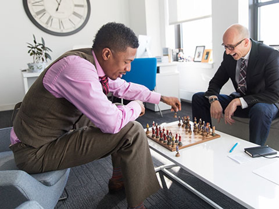 Nick Cannon stops by Mashable HQ
