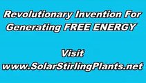 Supply FREE Energy at Home! AMAZING! Solar Stirling Plant