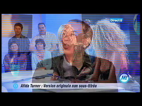 Afida Turner chez Morandini (Direct8)