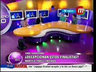 Marcelo Tinelli enojado. ¿Decepcionan estos finalistas?