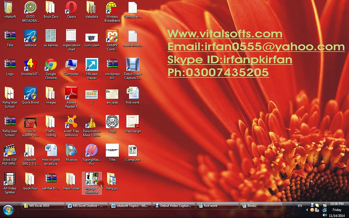 How to use of Formula in Excel 2010 Tutorial in Urdu & Hindi