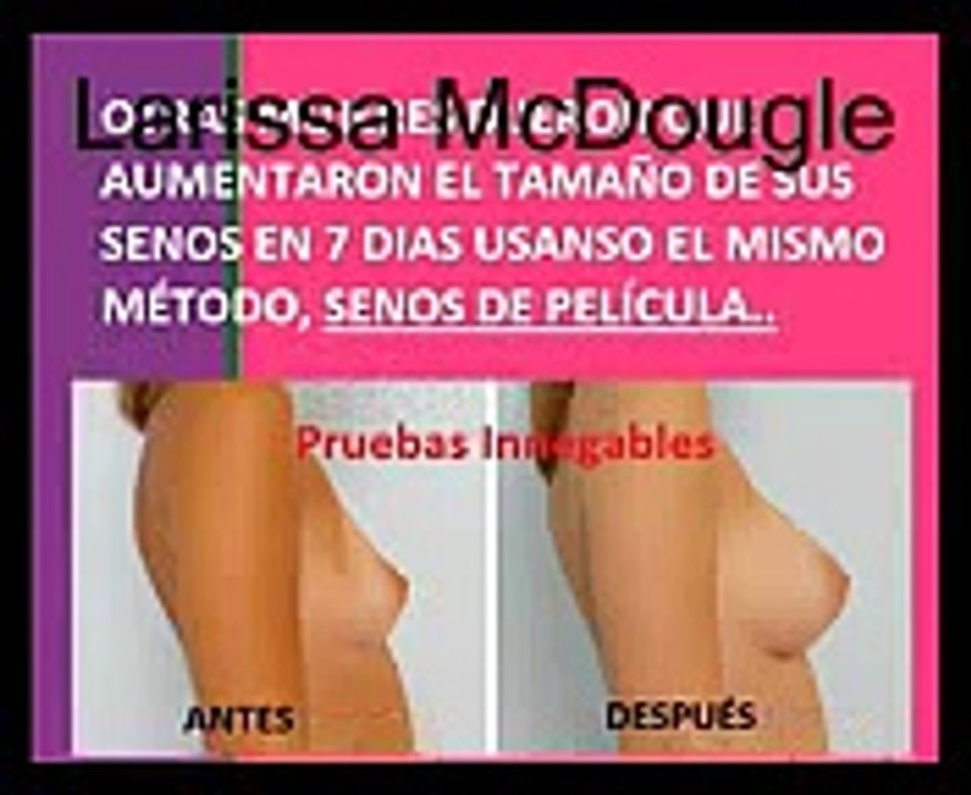 aumenta tus senos naturalmente - aumento de senos sin cirugia - como aumentar los senos