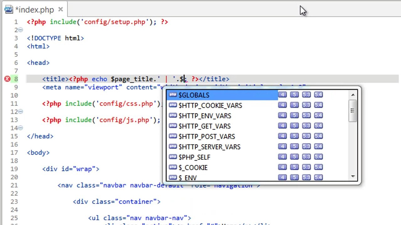 Developing a Dynamic Website 2014 - Part 6 - MySQL Database Connection in PHP - YouTube_2