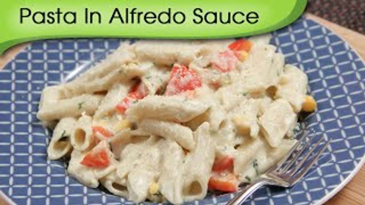 Pasta In Alfredo Sauce - Easy To Make Italian Pasta Recipe By Ruchi Bharani