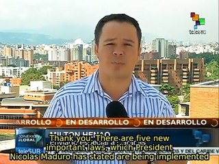 Venezuelans are satisfied with President Maduro's five new laws