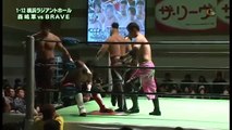 Naomichi Marufuji, Muhammed Yone & Atsushi Kotoge vs. Takeshi Morishima, Maybach Taniguchi & Kenou