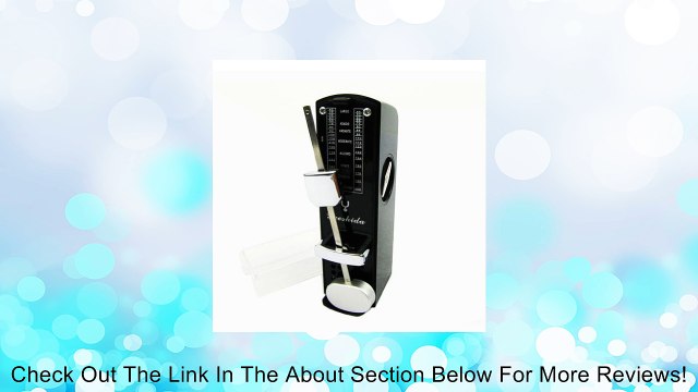 Musiclily Plastic Cover Super Mini Mechanical Metronome for Musicians Piano Guitar, Black Review