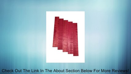 Purple Heart (Curly) - Pen Blank 5 Pack Review