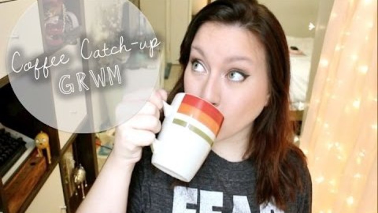 COFFEE CATCH-UP & GRWM | Everyday Makeup Look