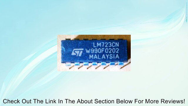 5pcs LM723CN LM723 Adj. Voltage Regulator IC 2-37V 150mA Review