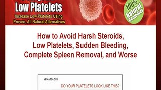 Conquer Low Platelets