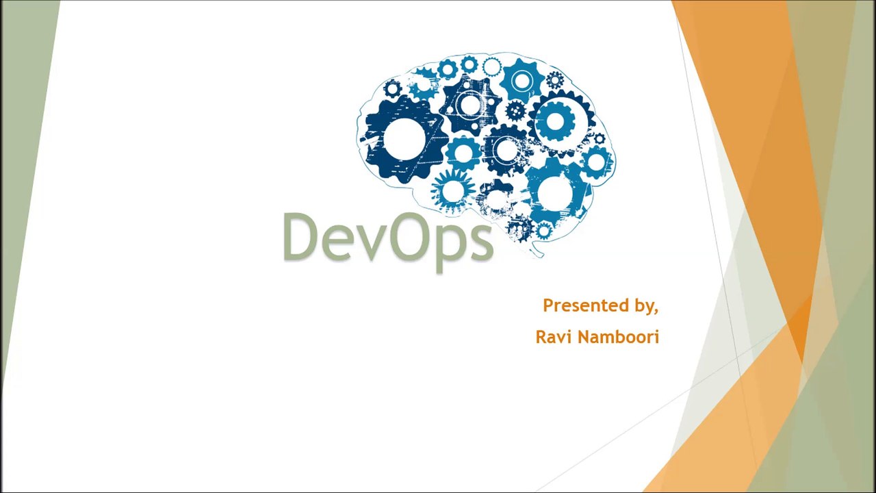 Ravi namboori - Devops Presentation