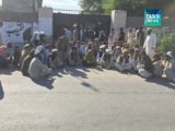 Marvi Memon stages sit-in outside Bannu jail for IDPs release