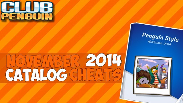 Club Penguin: November 2014 Clothing Catalog Cheats