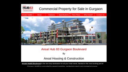 Commercial-Projects-in-Gurgaon-for-Sale-by-Ansals-Hub83-Boulevard