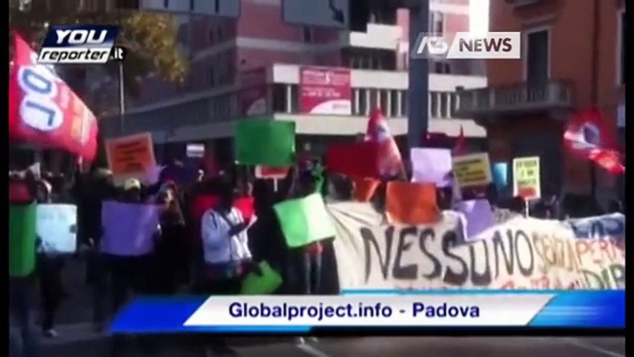 NO GLOBAL E POLIZIA, SCONTRI E FERITI