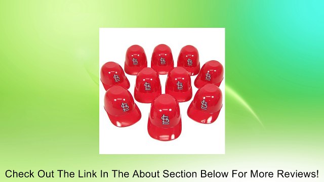 St. Louis Cardinals Official MLB 8oz Mini Baseball Helmet Ice Cream Snack Bowls (10) Review