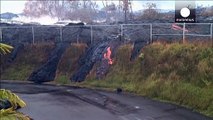 Molten lava still creeping across Hawaiian island