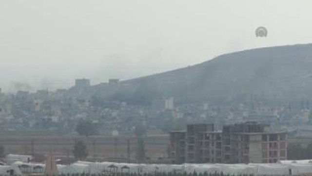 Koalisyon Güçlerine Ait Savaş Uçakları, Kobani'deki Işid Mevzilerini Bombaladı