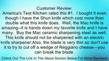 Mac Knife Superior Santoku Knife Review