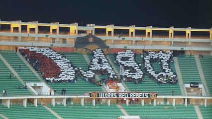 Un tifo insolite au Maroc