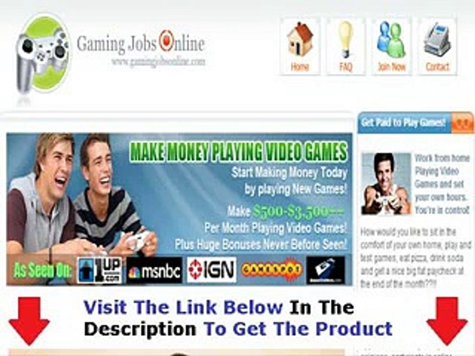 Gaming Jobs Online Don't Buy Unitl You Watch This Bonus + Discount