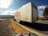 Guy Tries To Run Over A Motorcyclist And Gets Caught On GoPro