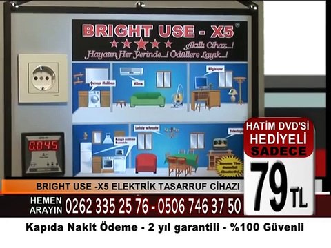 BRIGHT USE X5 EV, OFİS VE KÜÇÜK ÖLÇEKLİ İŞ YERLERİ GİBİ ELEKTRİK ENERJİSİ HARCANAN YERLERDE KAYIP ENERJİYİ ABSORBE EDER...