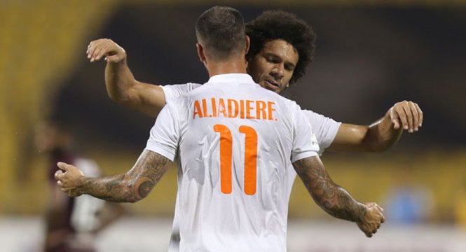 Le premier but de Jérémie Aliadière au Qatar !