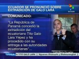 Gobierno de Ecuador se pronuncia sobre la detención de Tito Galo Lara