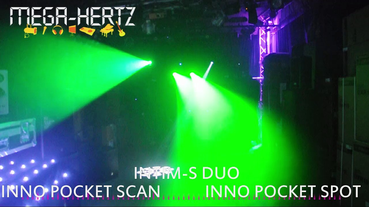 démo vidéo sur Mega-hertz.fr : INNO ADJ et INTIM-S DUO