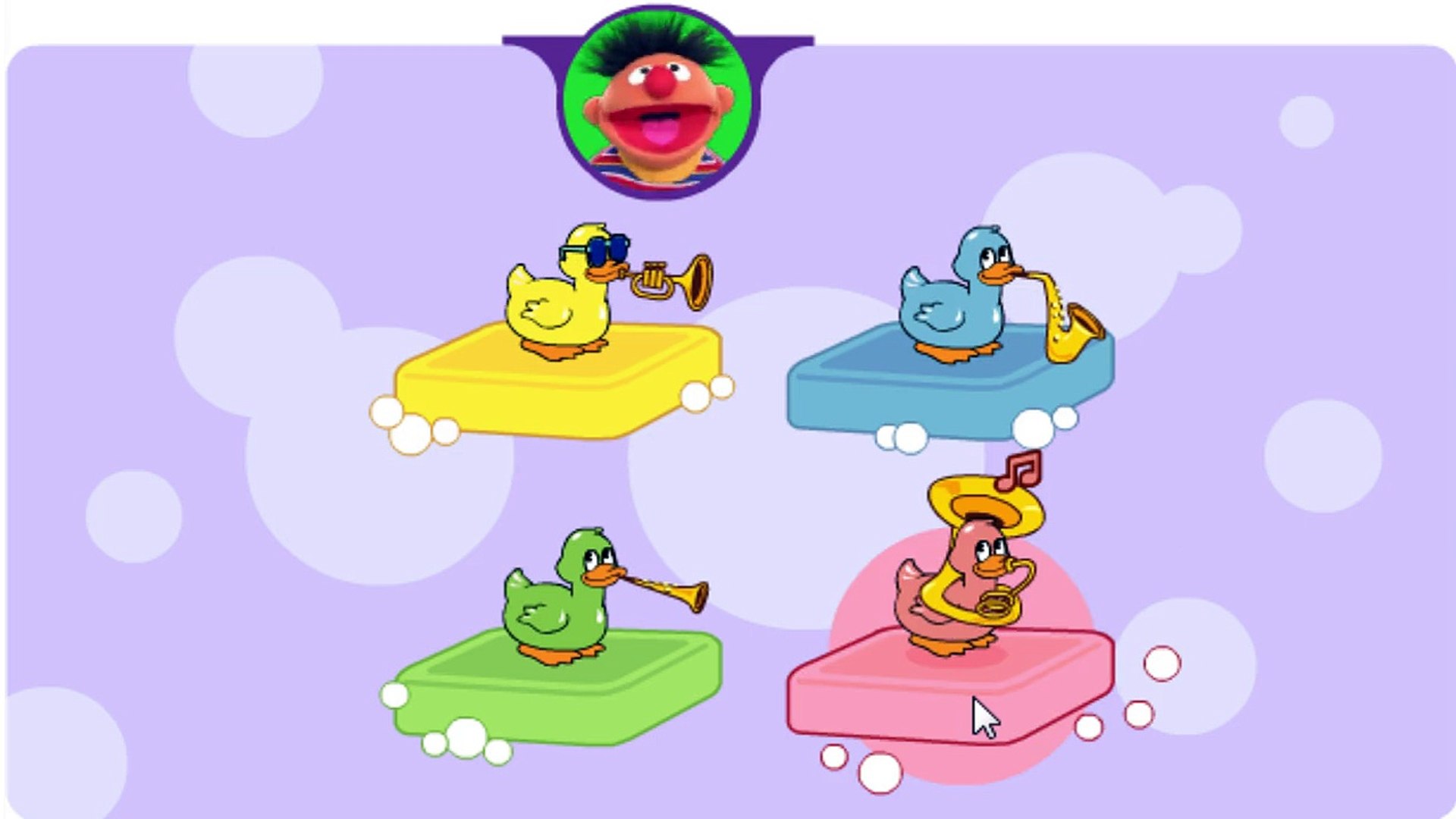 Play With Me Sesame Duckie Races Cartoon Animation Sprout PBS Kids