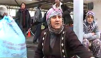 uşak zabıta ile manavcılar yer kavgası