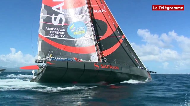 Route du Rhum. Marc Guillemot (Safran) arrive 3e en Classe Imoca