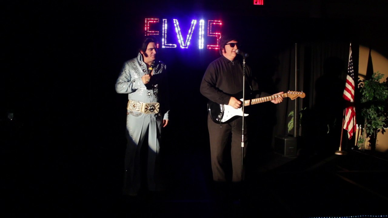 Mike Adams & Roy Orbison Tribute Artist do 'Pretty Woman' Sheffield Remembers 2014 video