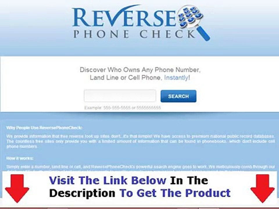 Reverse Phone Check FACTS REVEALED Bonus + Discount