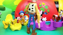 Toy Story Sheriff Woody meets Peppa Pig Mickey Mouse Ninja Turtles with Rex Mr Potato Head and Zurg
