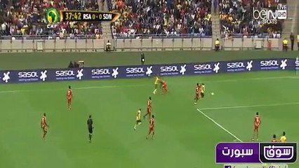 أهداف مباراة جنوب إفريقيا 2 : 1 السودان
