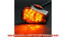 Flush Mount Turn Signals Smoke Lens Amber LED Light For Suzuki B-King GSR600 GSF1250S Bandit