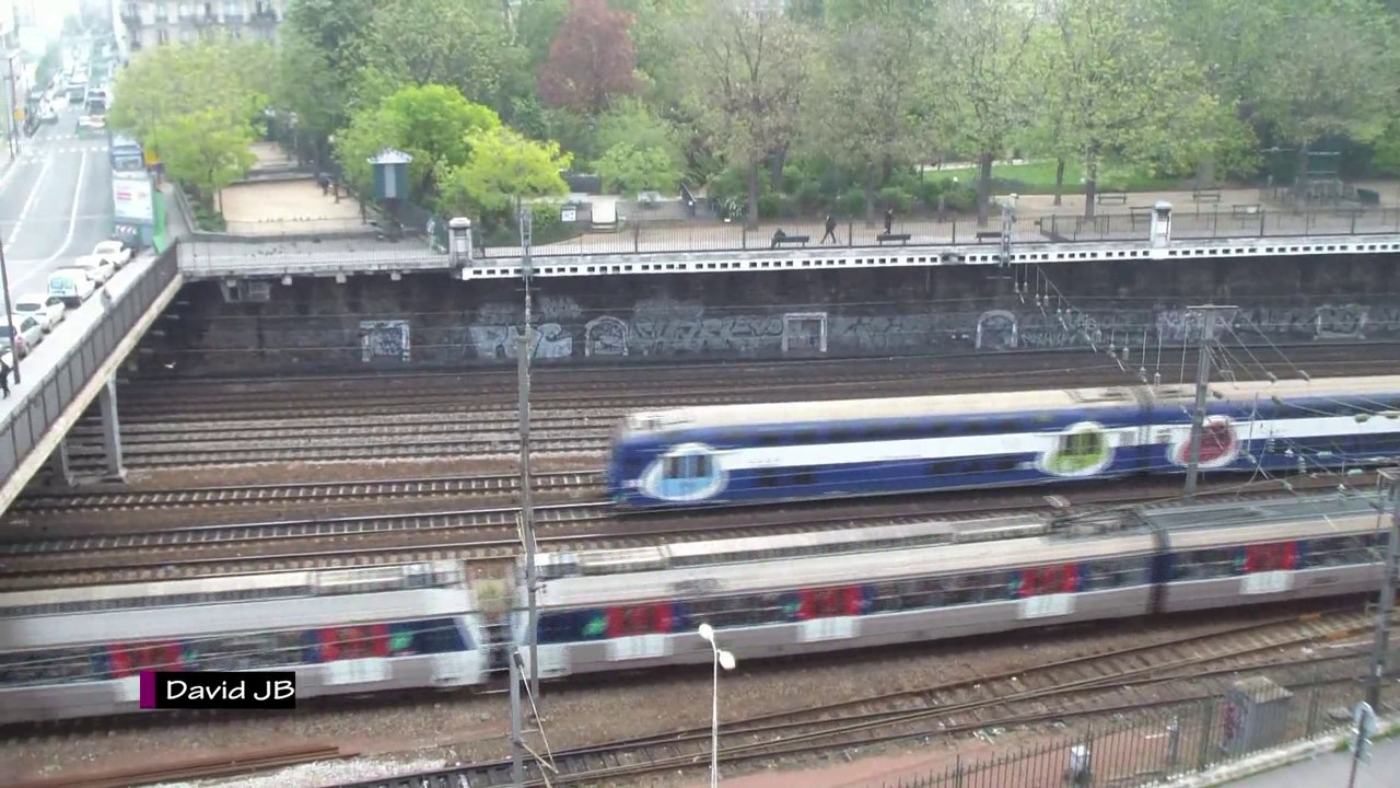 Circulations des trains près de la gare Paris Saint - Lazare