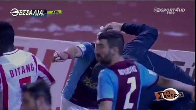 5η Ολυμπιακός Βόλου-ΑΕΛ 2-0 2014-15 Tv thessalia sth sentra