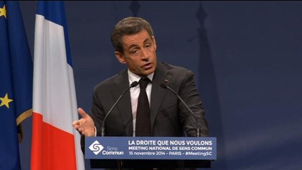 Sarkozy: "La loi Taubira doit être réécrite de fond en comble"