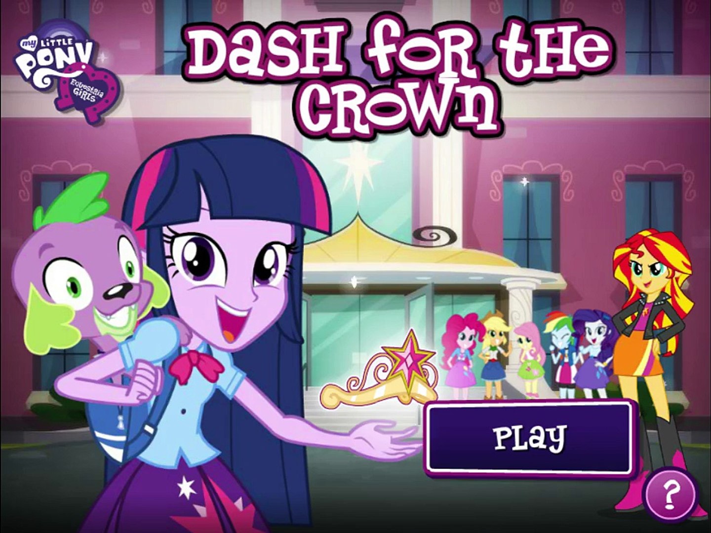 My Little Pony Equestria Girls Canterlot High School Dash Let s Play PlayThrough WalkThrough Part