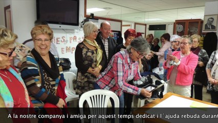 Comiat de la Estefanía a la Llar de Jubilats