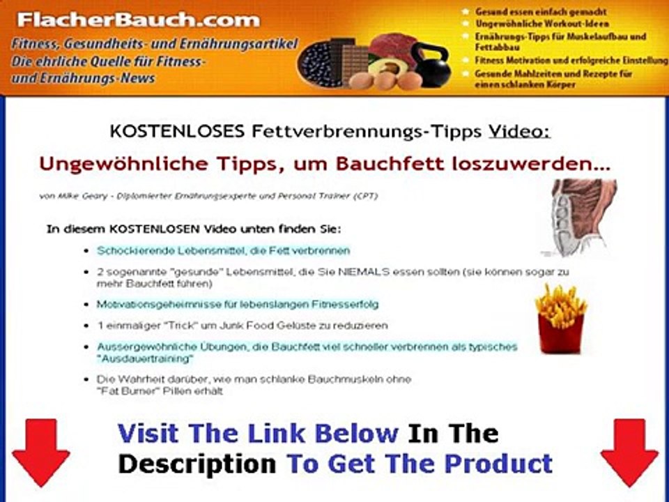 Flacher Bauch In 3 Wochen + Flacher Bauch Lebensmittel