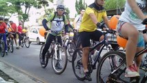 Primeiro Pedal Bike da Solidariedade, Taubaté, SP, Brasil, Ciclistas percorrendo 6 km de ruas dos bairros ao centro da cidade de Taubaté, 1º Pedal Solidário, Marcelo Ambrogi, parte 29