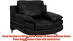 Flash Furniture H-9742C-EXCEL-CHAIR-GG Hercules Excel Series Plush Black Leather Chair with