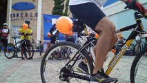 Primeiro Pedal Bike da Solidariedade, Taubaté, SP, Brasil, Ciclistas percorrendo 6 km de ruas dos bairros ao centro da cidade de Taubaté, 1º Pedal Solidário, Marcelo Ambrogi, parte 30