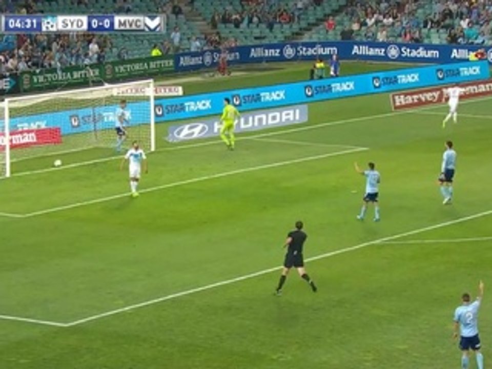 A-league: zwei abseitstore, reichlich chancen