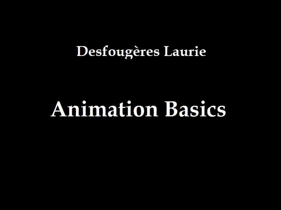 Animation Basics - 2014